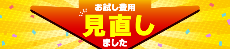 お試し費用見直しました！人気の商品をさらにお得にご紹介のページはこちら。平日は毎日更新、お見逃しなく！